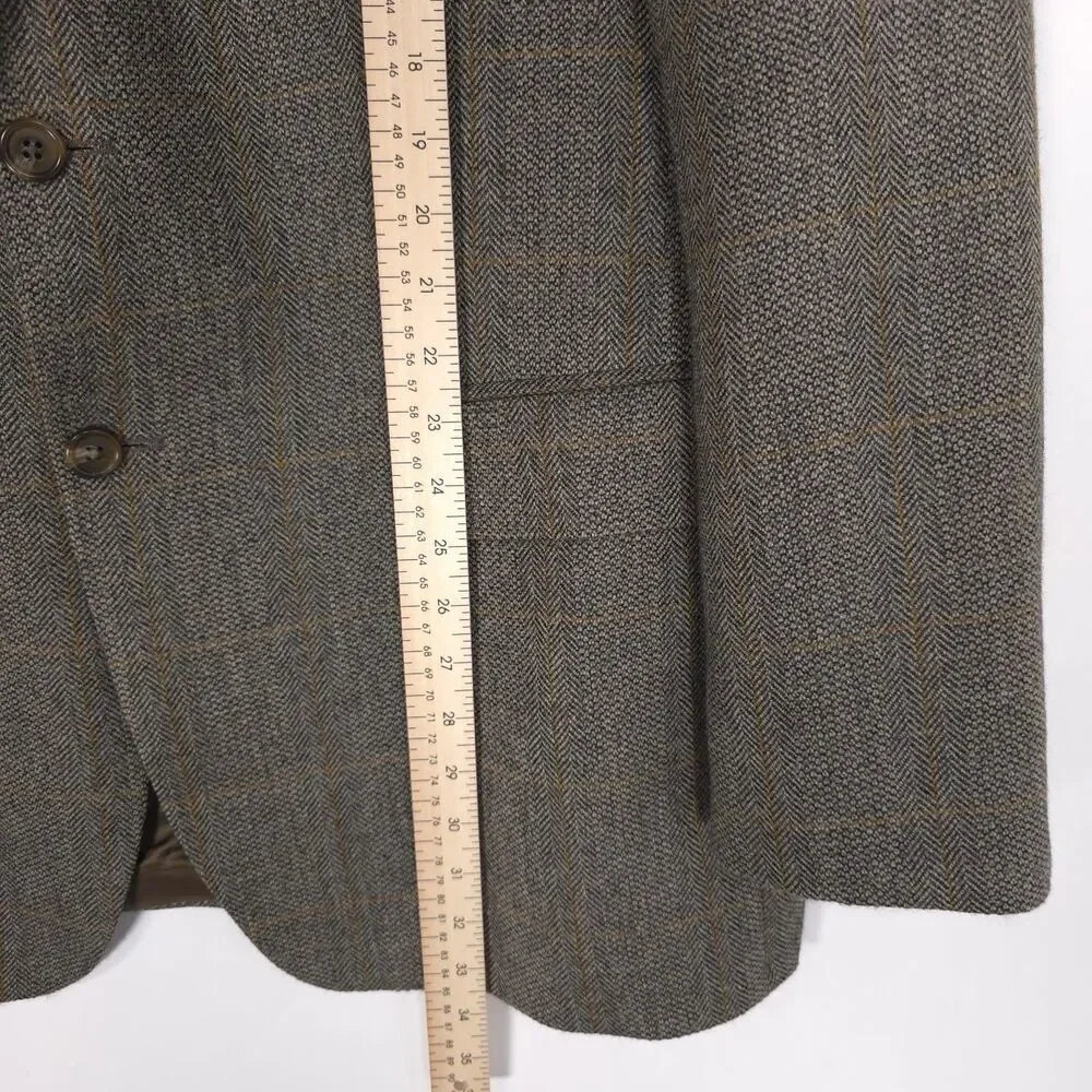 CHAPS RALPH LAUREN Sport Coat 46T‎ 100% PURE NEW WOOL Vintage CANADA MADE Blazer